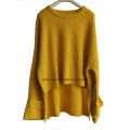 Fashion Loose Extra Sleeve Ladies Knit Pullover Sweater